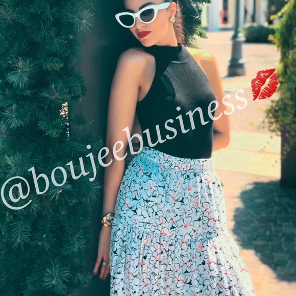 ZARA Floral Print Skirt - Picture 5 of 8